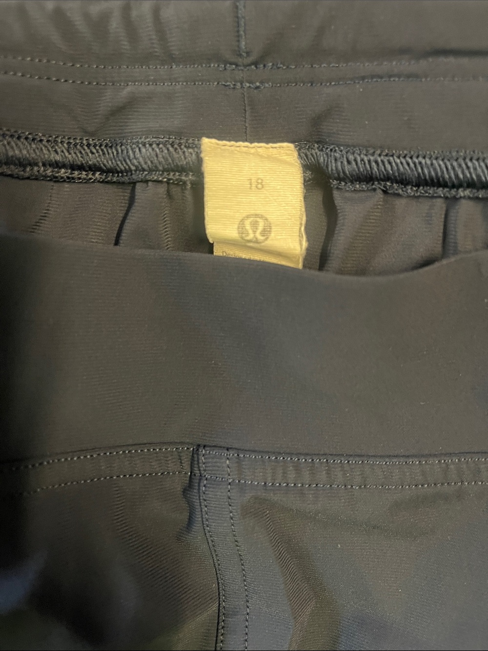 lululemon athletica Black Leggings with Logo Tag